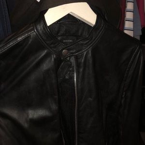 Leather Diesel jacket